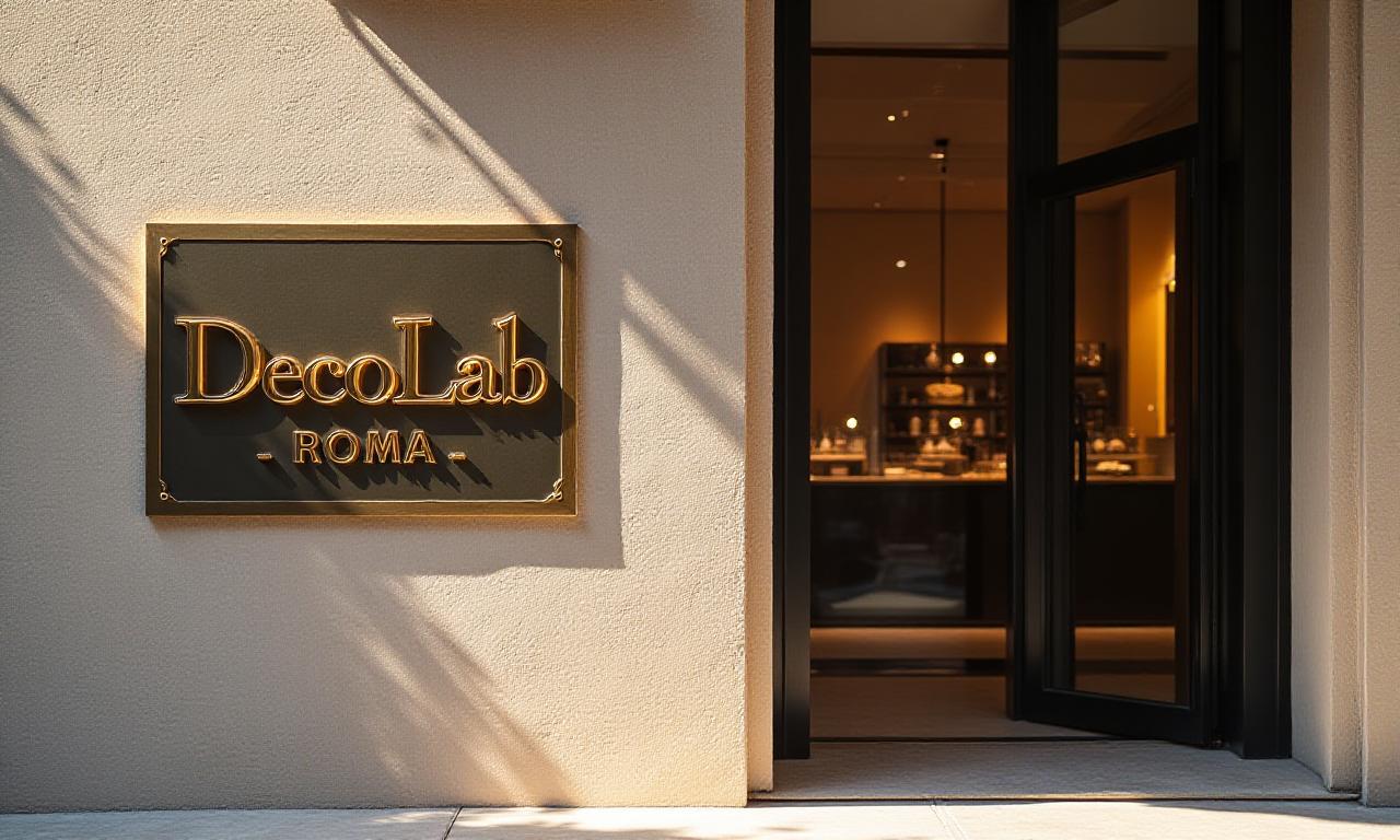 Ingresso del laboratorio DecoLab a Roma